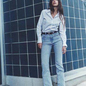 ZARA FLARE Z1975 JEANS WITH A HIGH WAIST